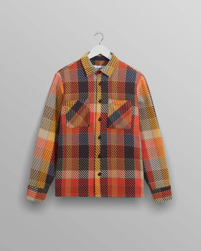 Whiting Overshirt Pike Check | Orange/Multi