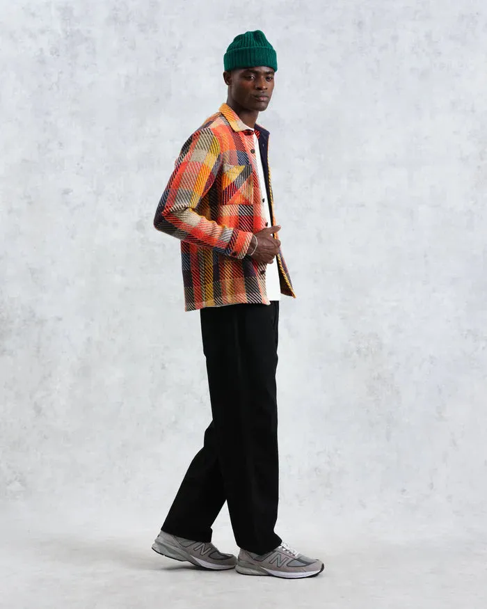 Whiting Overshirt Pike Check | Orange/Multi