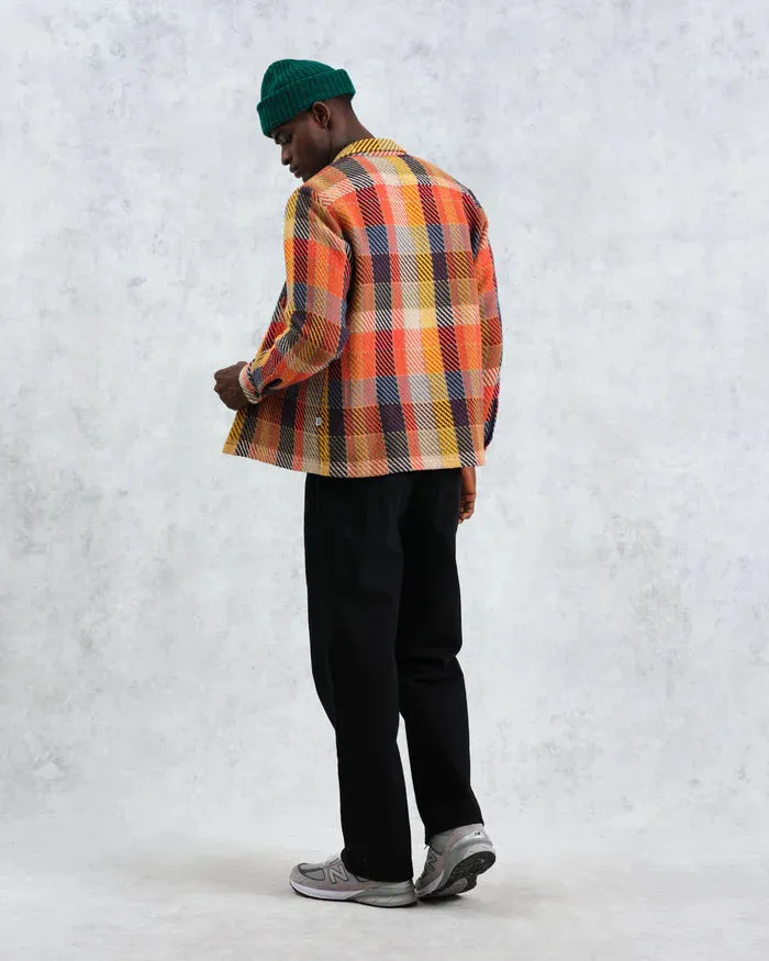 Whiting Overshirt Pike Check | Orange/Multi