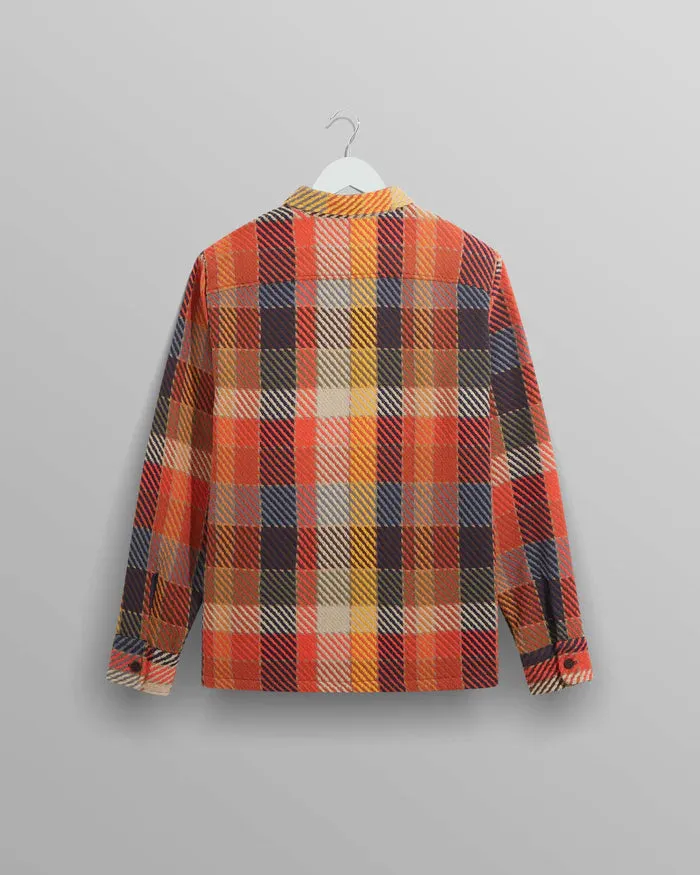Whiting Overshirt Pike Check | Orange/Multi