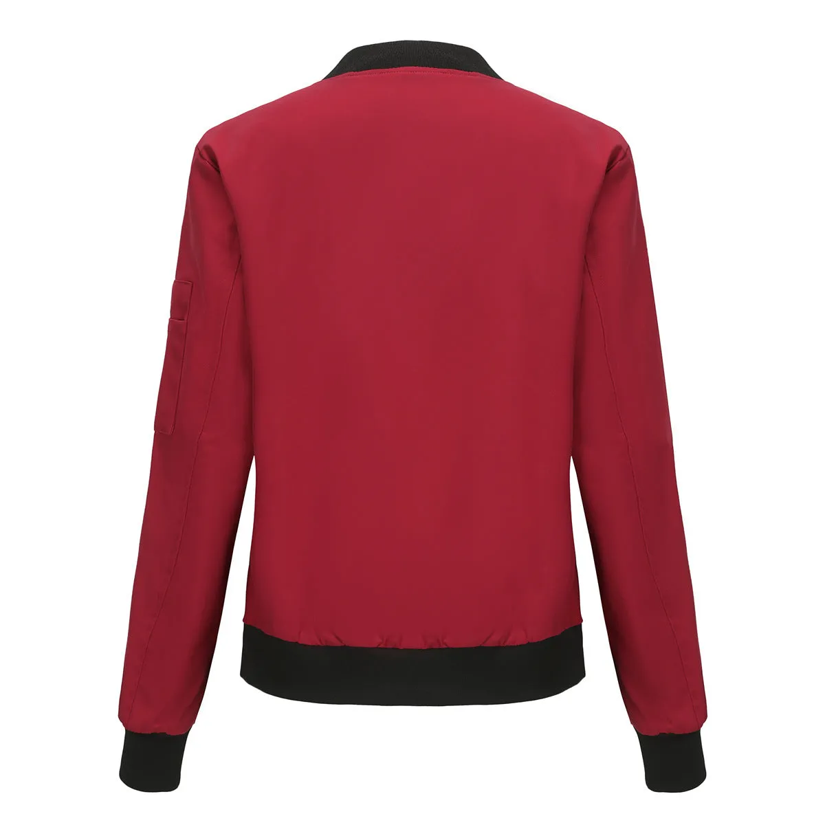 Women Casual Long Sleeve Thin Flight Jacket