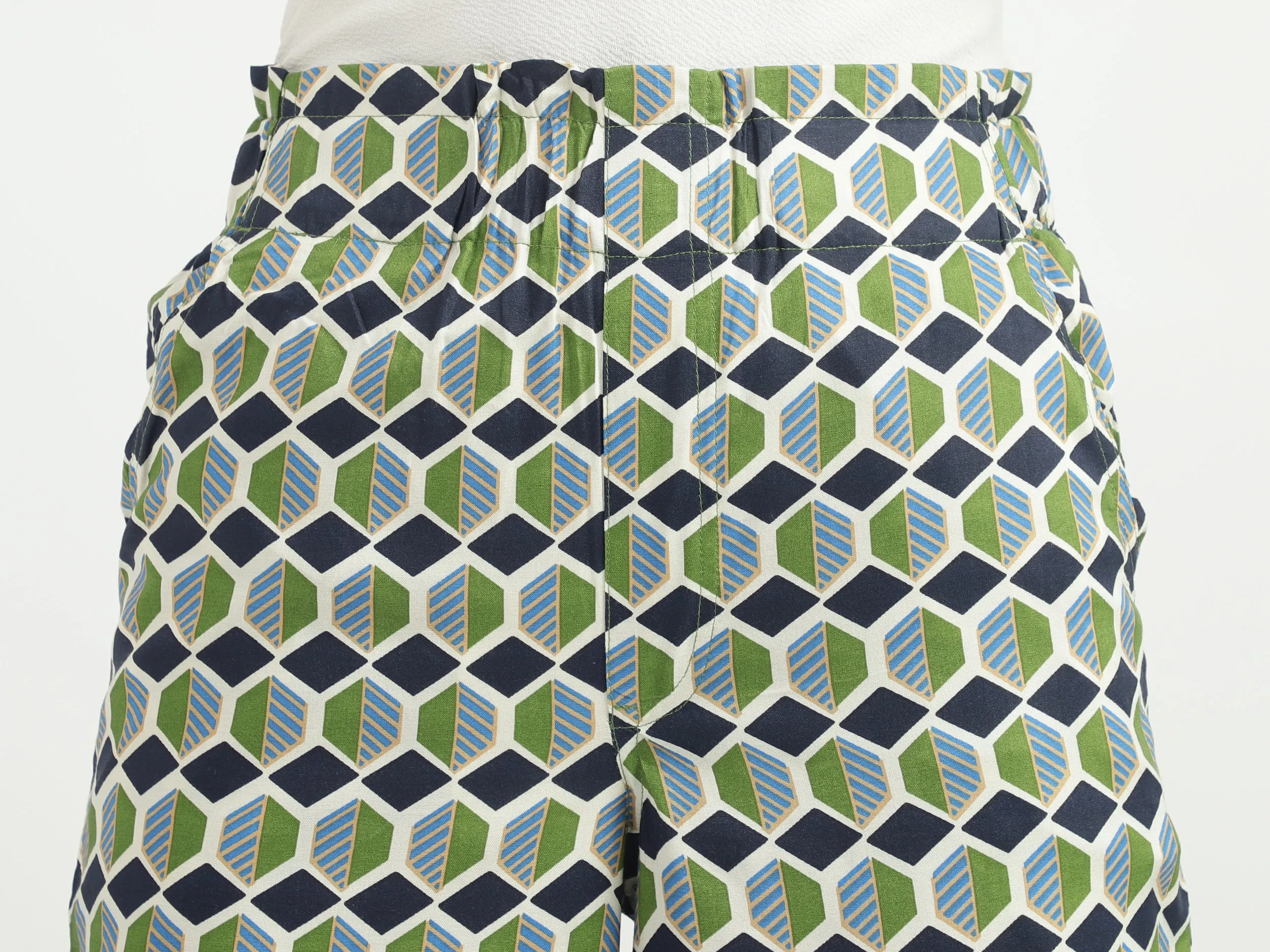 Women Printed Wide Leg Palazzo