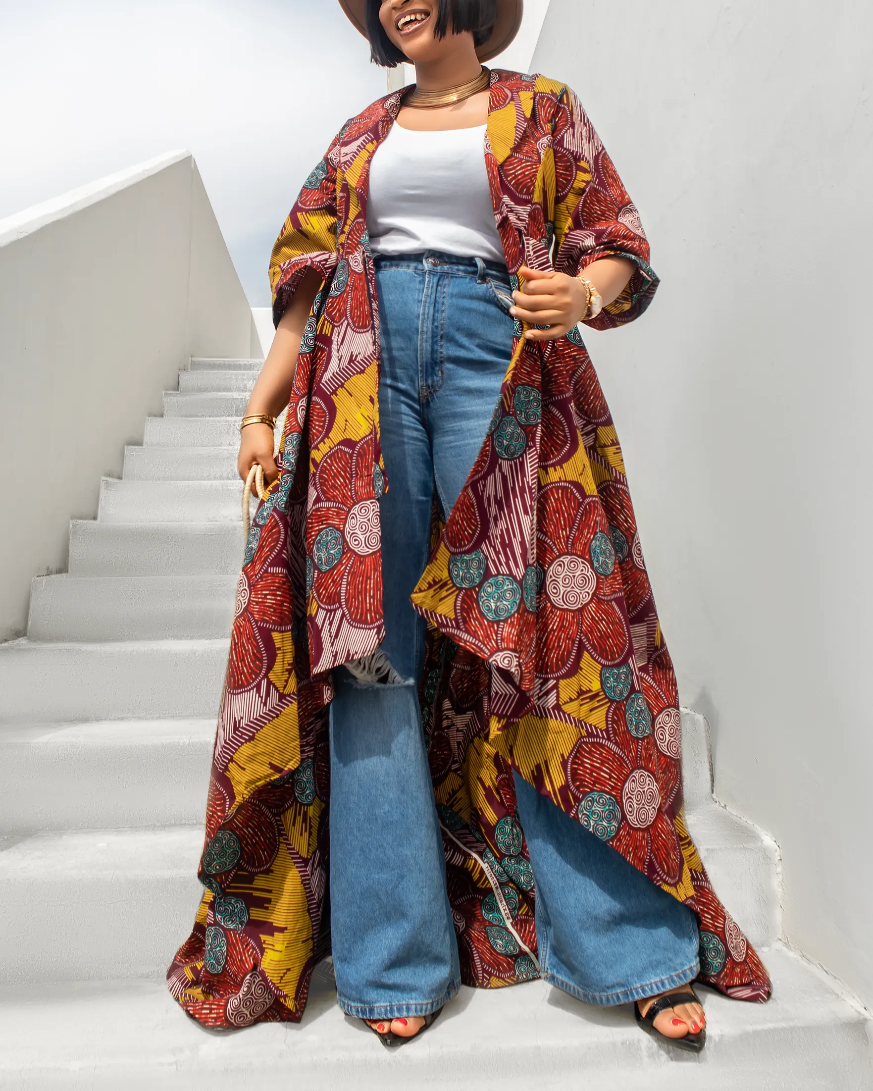 Women's Casual Print Jacket/Dress