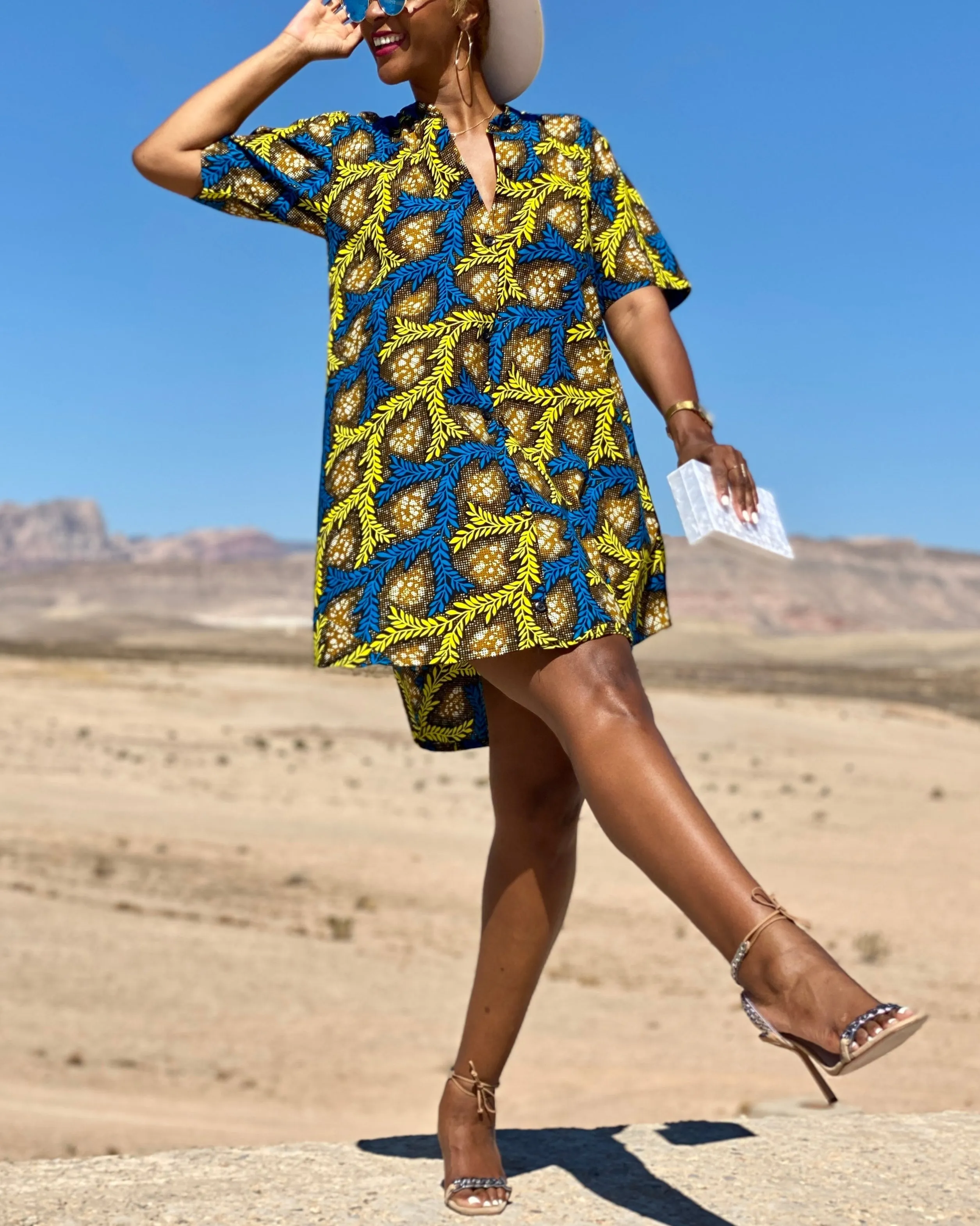 Women's Casual Print Mini Dress