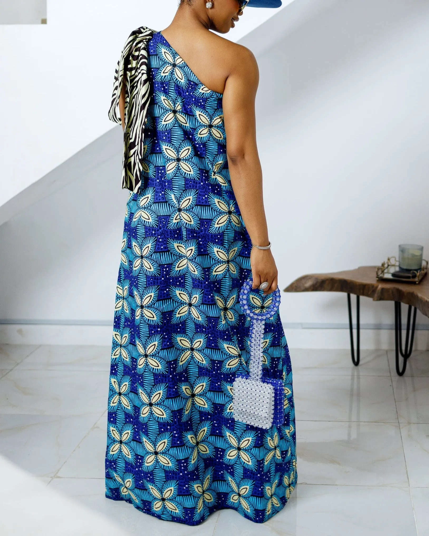 Women's Casual Print Sleeveless Maxi Dress
