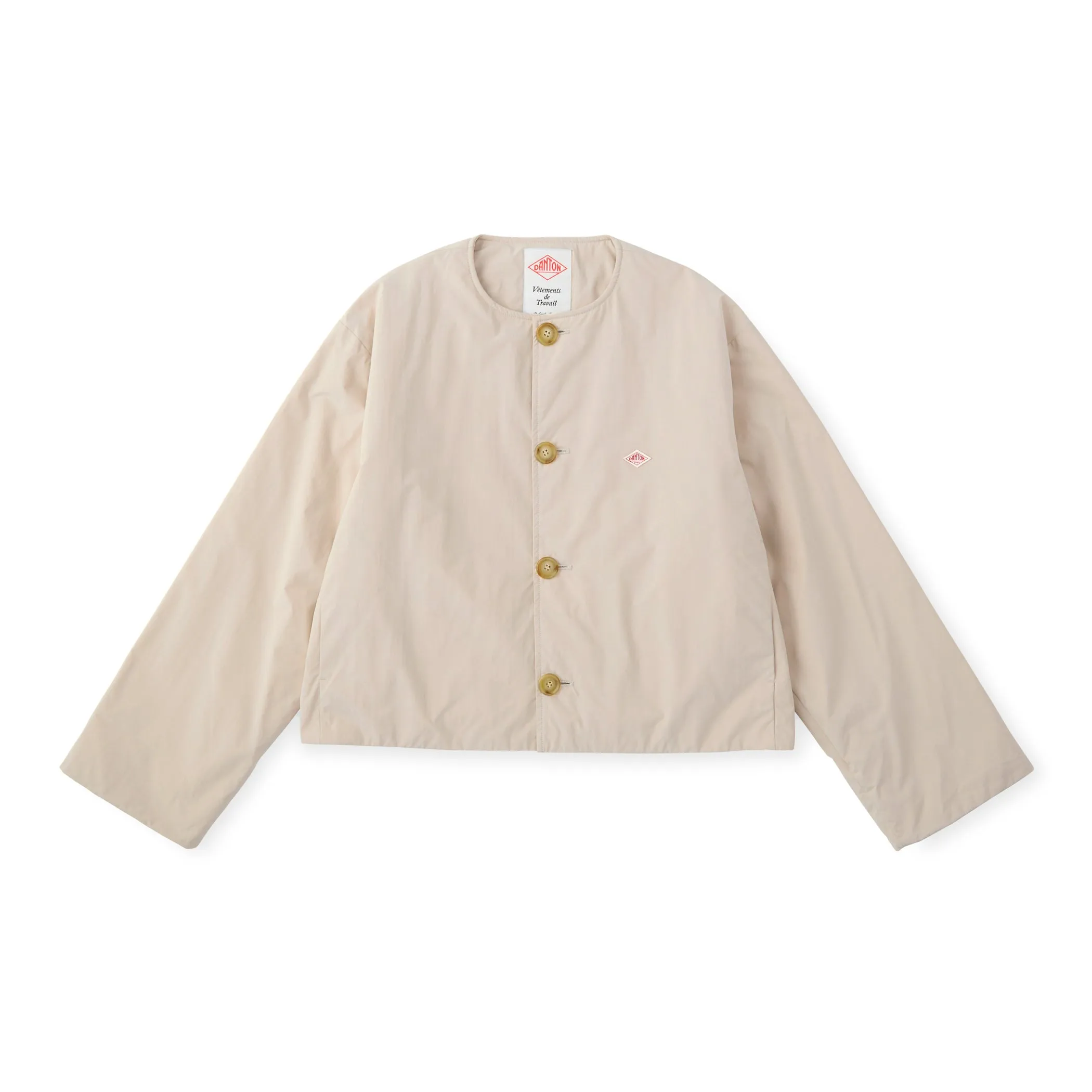WOMEN'S INSULATION COLLARLESS WIDE JACKET