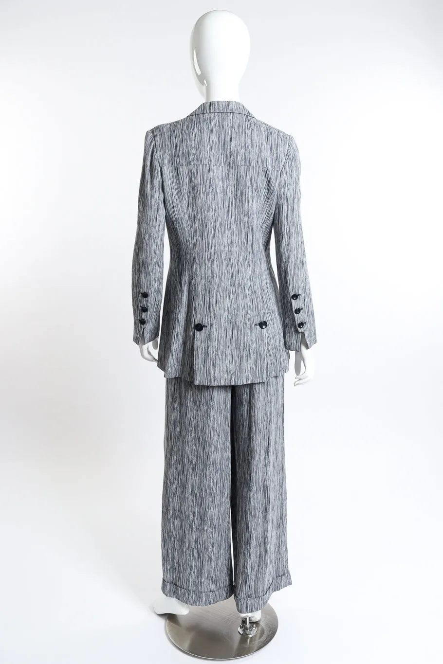 Woodgrain Stripe Jacket & Pant Set