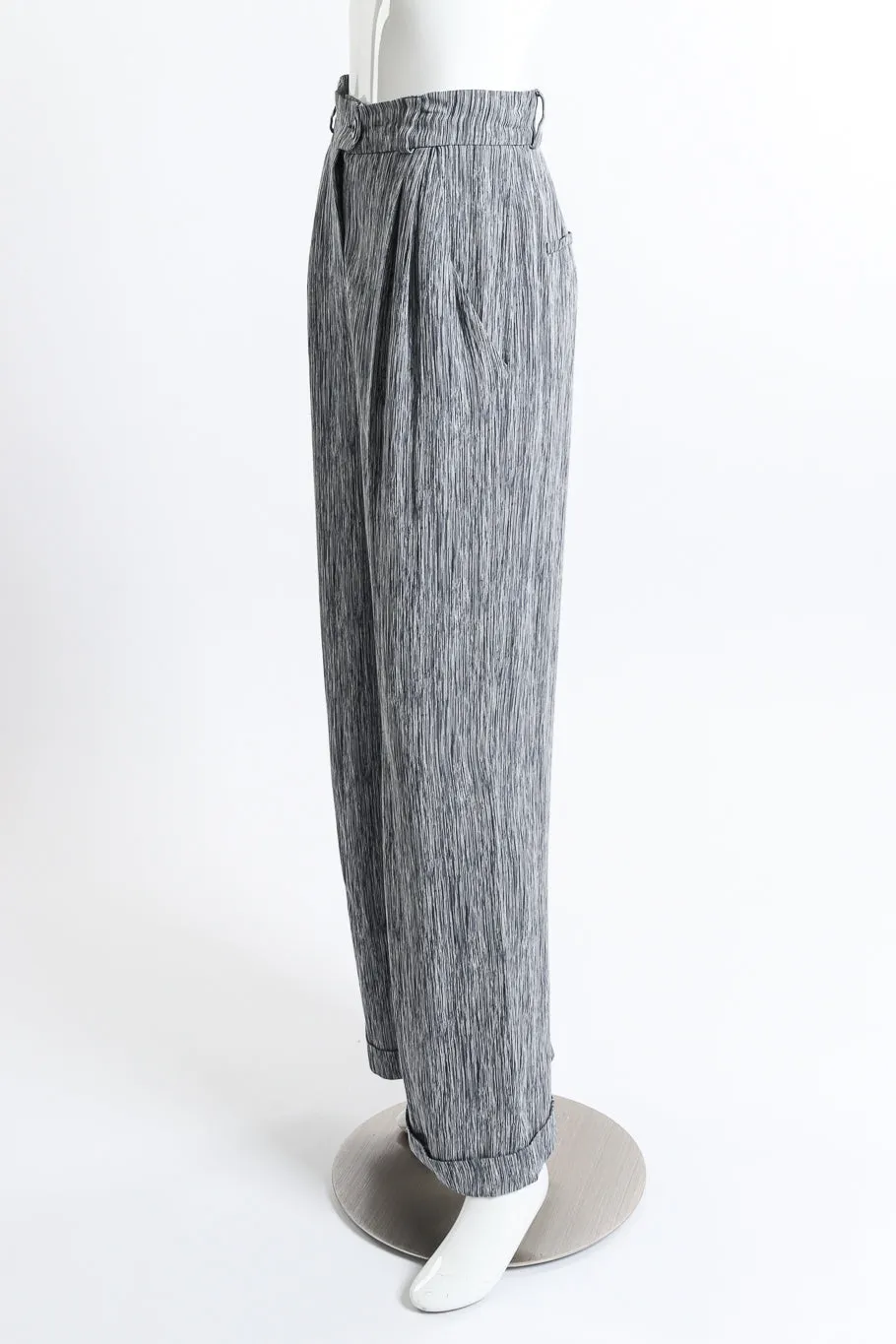 Woodgrain Stripe Jacket & Pant Set