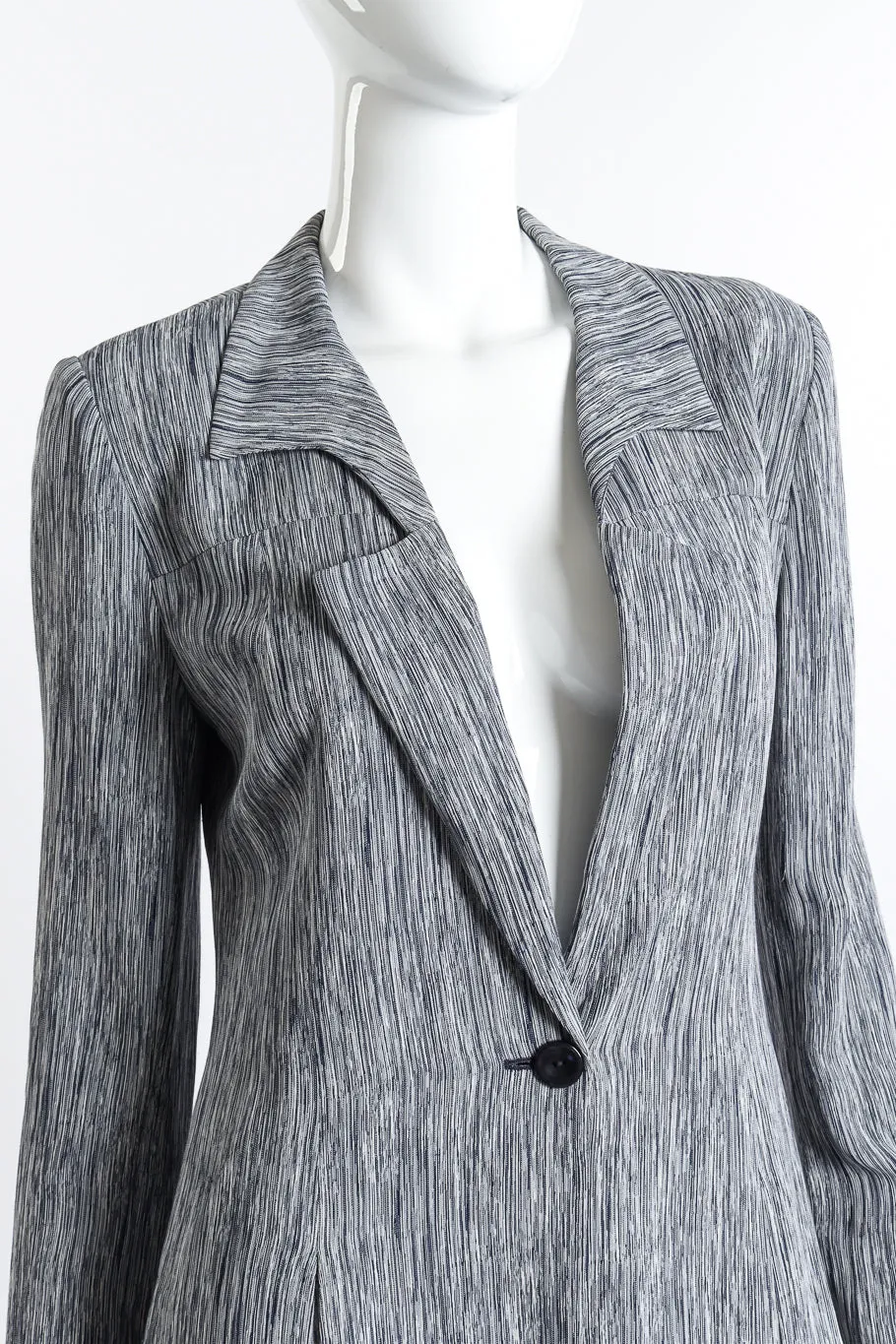Woodgrain Stripe Jacket & Pant Set