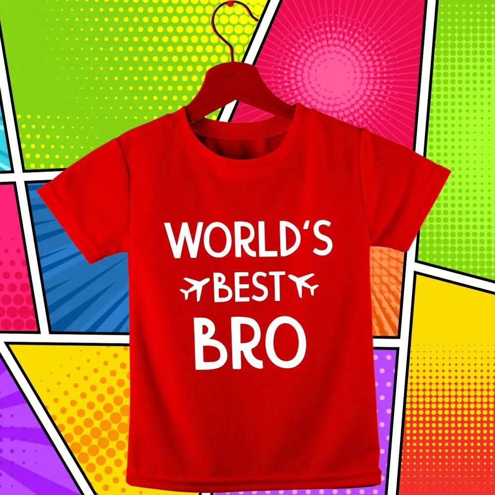 World's Best Bro Gift T-Shirt for Kids