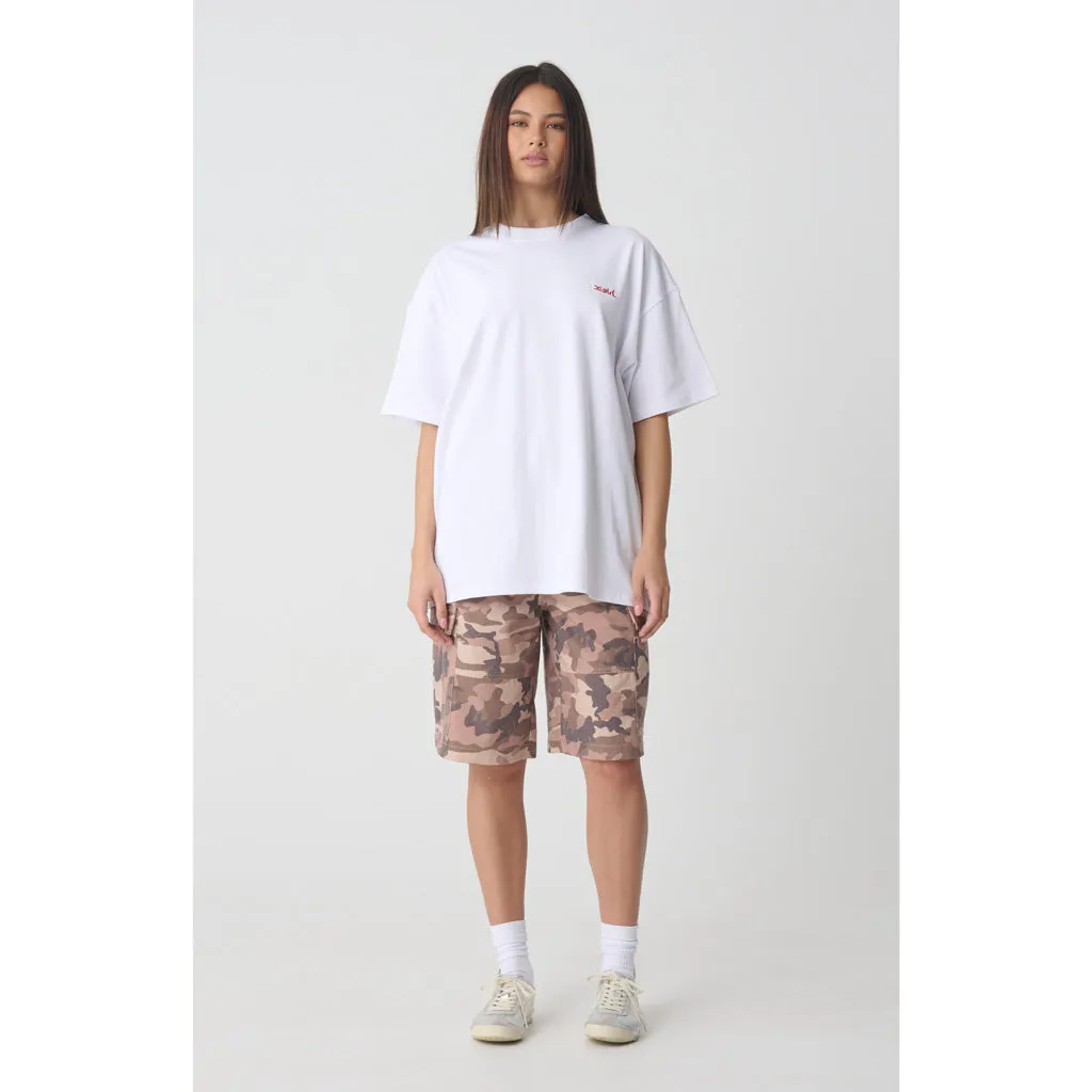 X-GIRL STRAWBERRY RELAXED TEE - WHITE