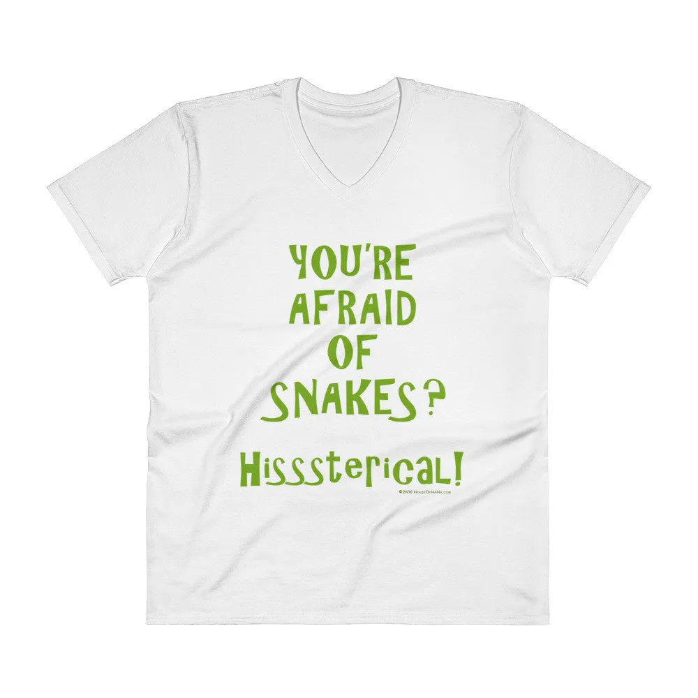 You're Afraid of Snakes? V-Neck T-Shirt