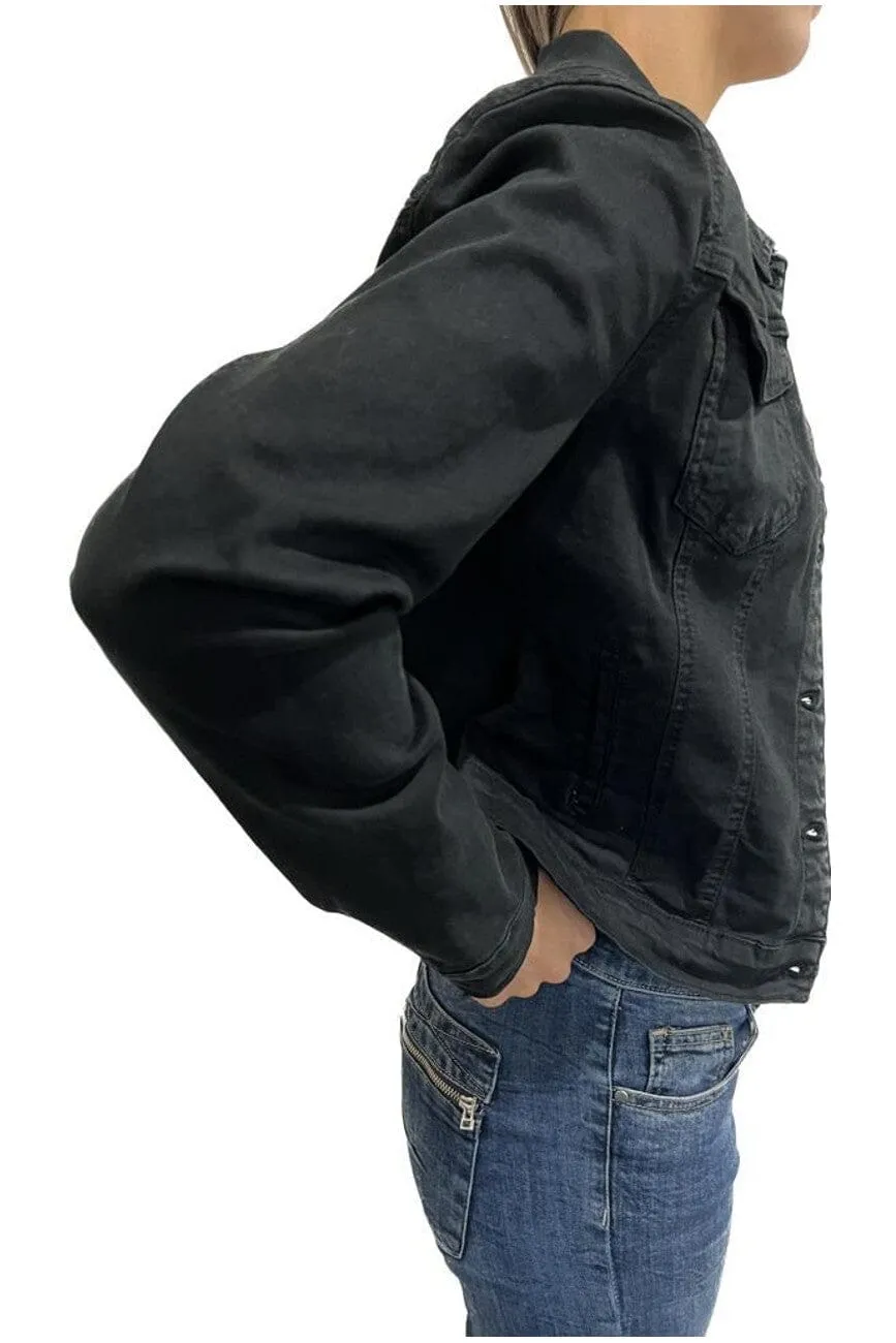 ZABECCA THE LABEL Denim Jacket - Black