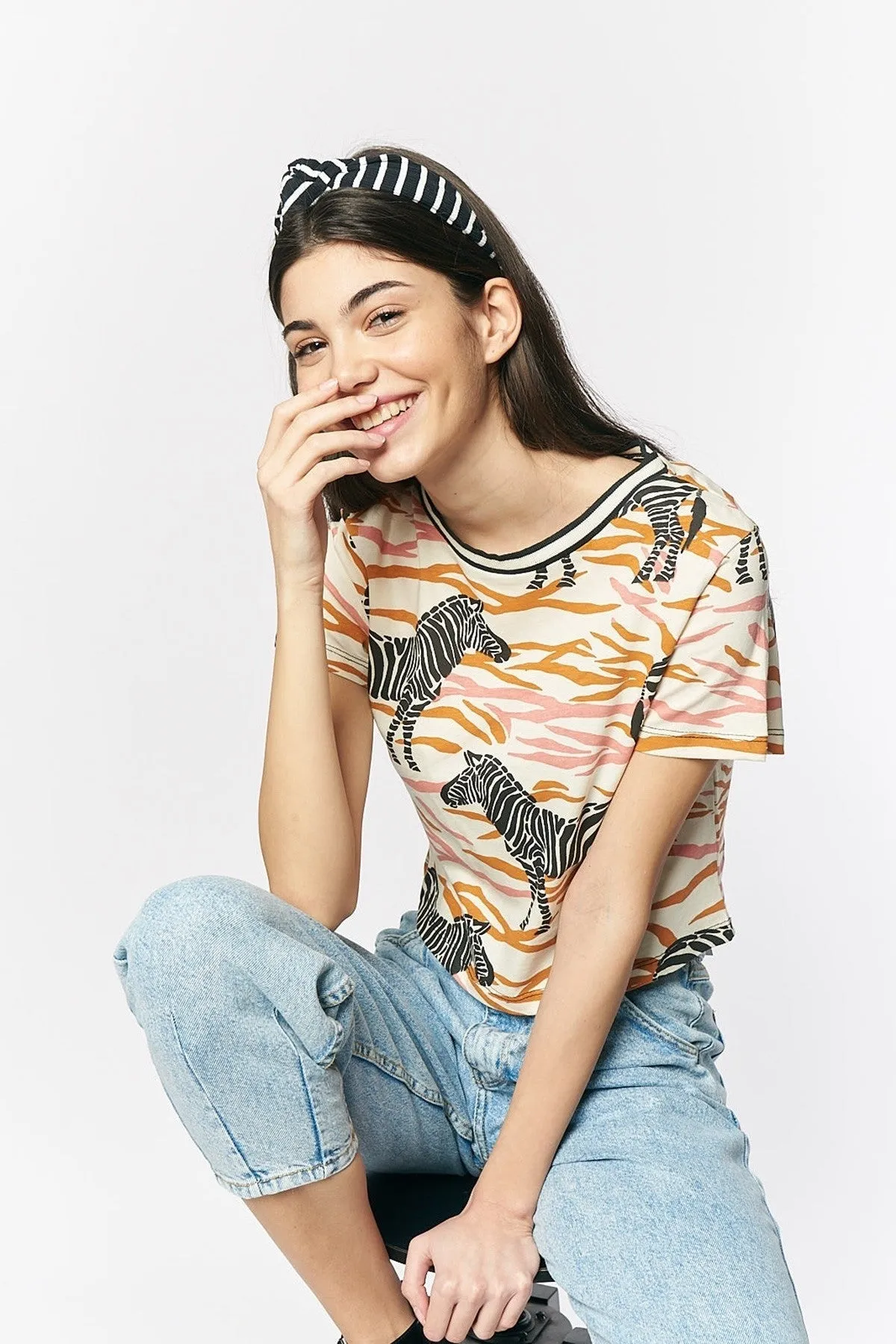 Zebra Print Tee