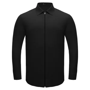 Zenith Zip Shirt BLACK