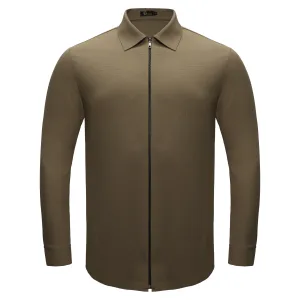 Zenith Zip Shirt KHAKI