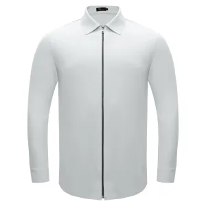 Zenith Zip Shirt WHITE