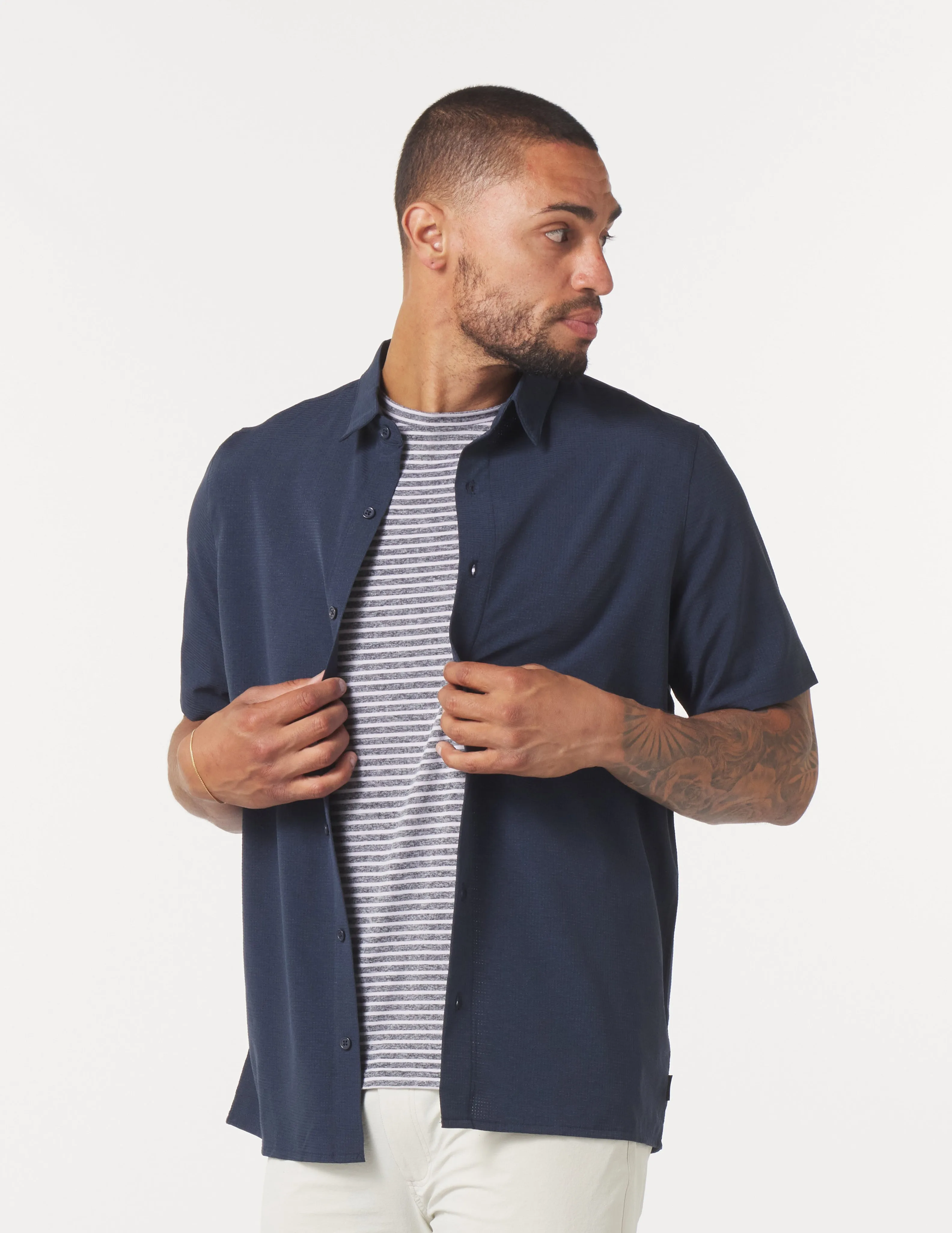 Zephyr Shirt: Navy