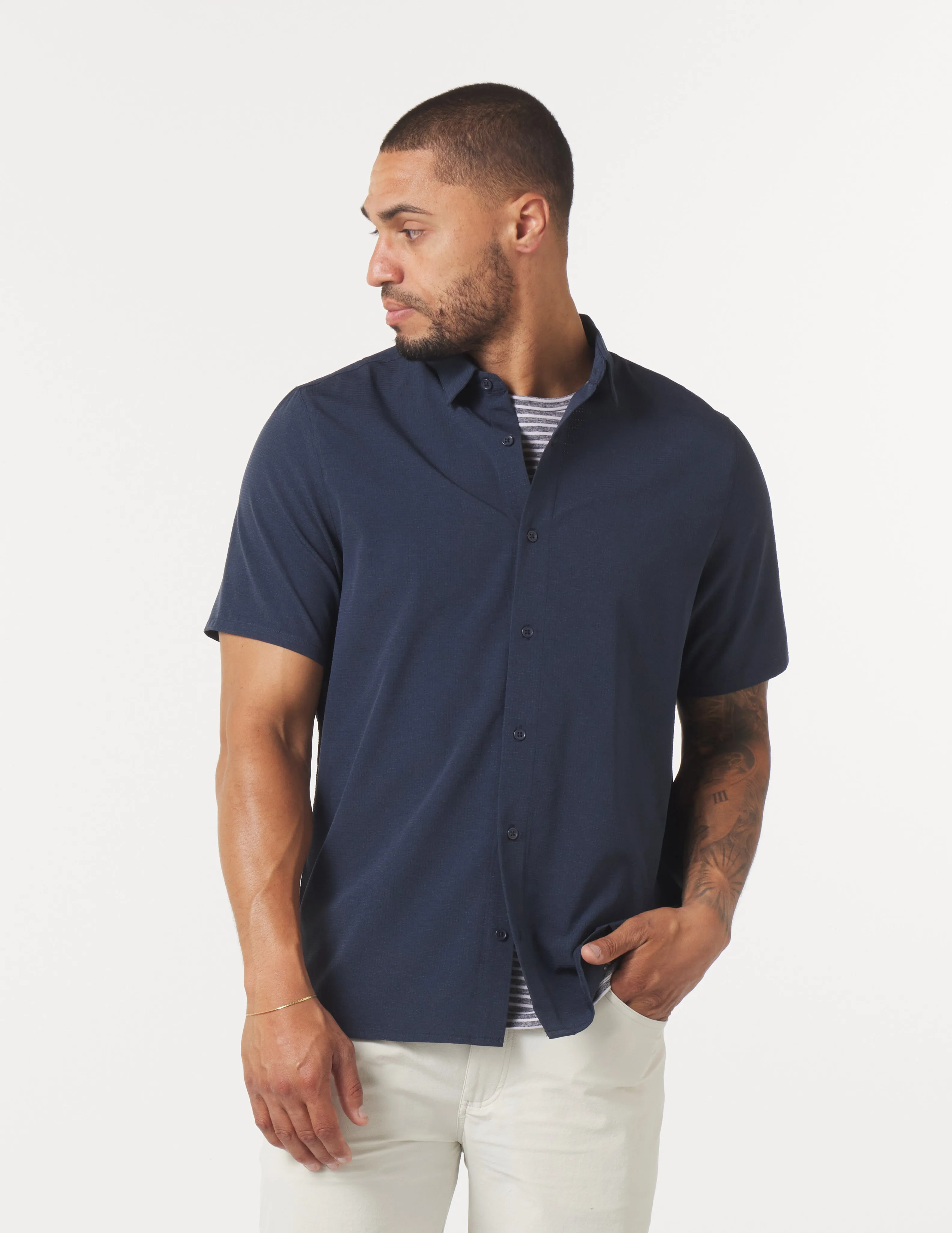 Zephyr Shirt: Navy