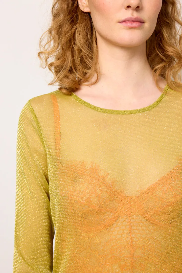 Zion Dress - Golden lime