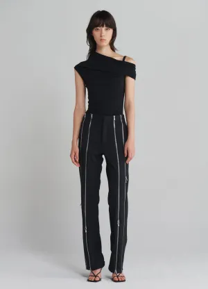 Zip Tailored Trousers