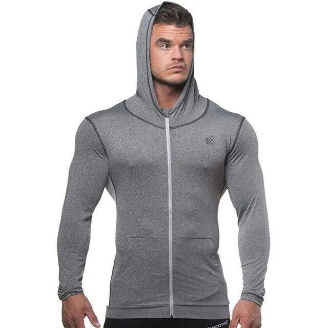 Zipper Thin Fitness  Jacket