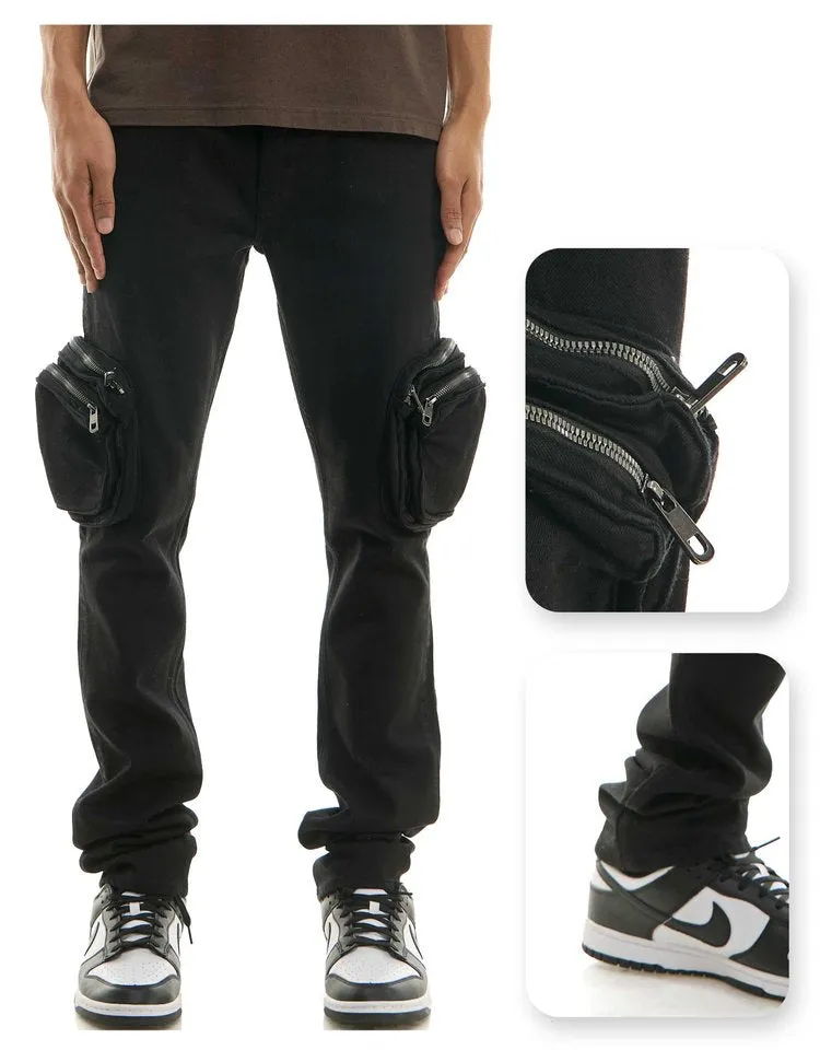 ZipZip cargo Pants - Skinny - Skinny Fit Cargo