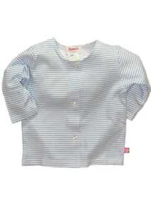 Zutano Chambray Candy Stripe Jacket