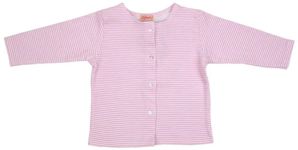 Zutano Pink Candy Stripe Jacket 6-12 months